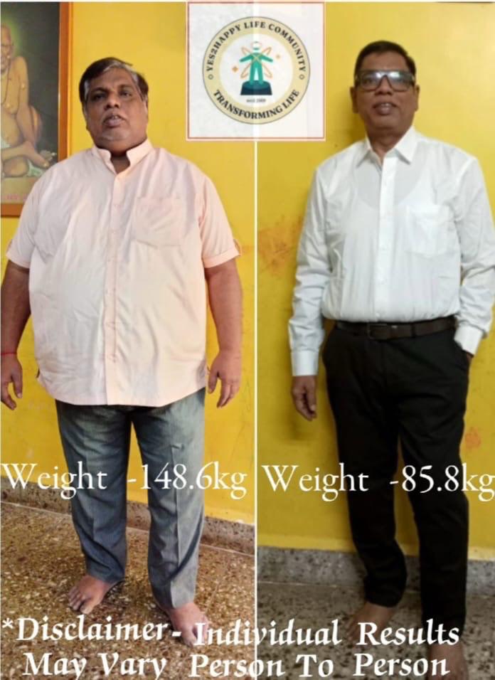 Man's weight loss transformation with Online weight loss community