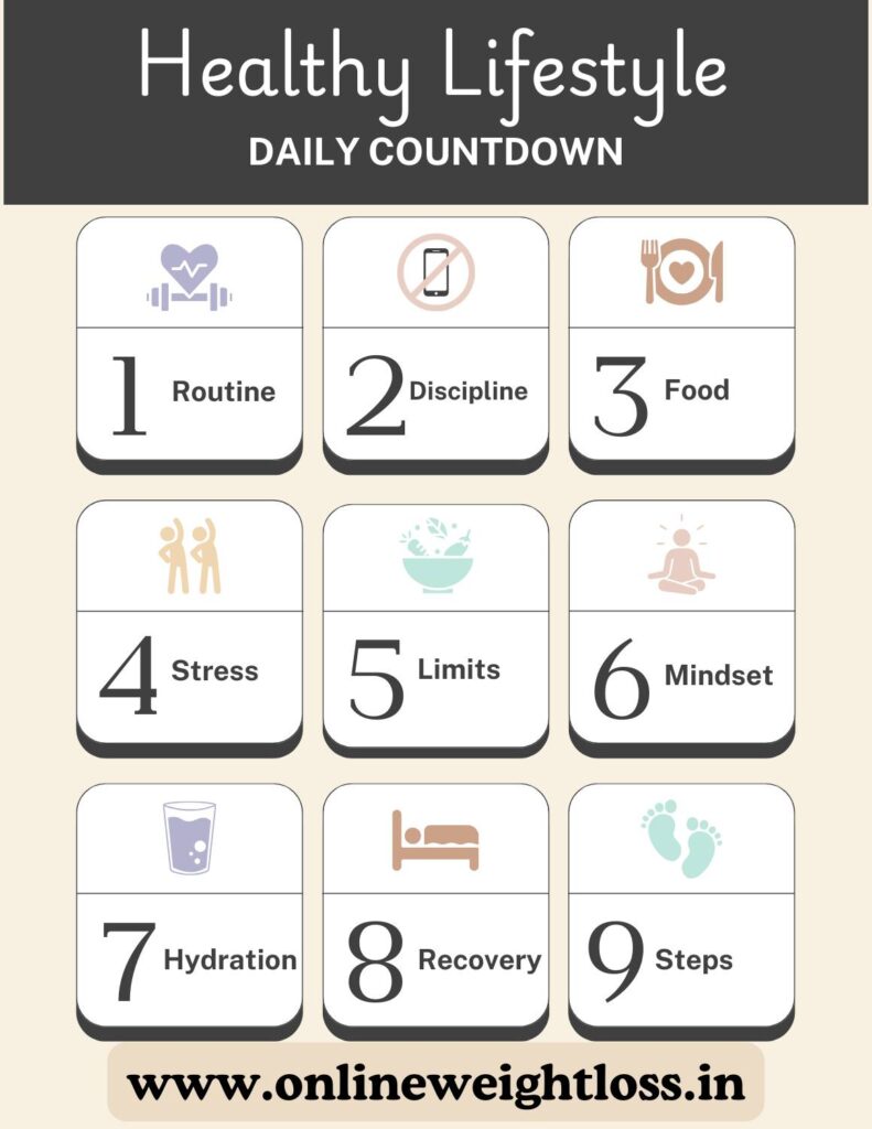 9 pillars for a healthy lifestyle