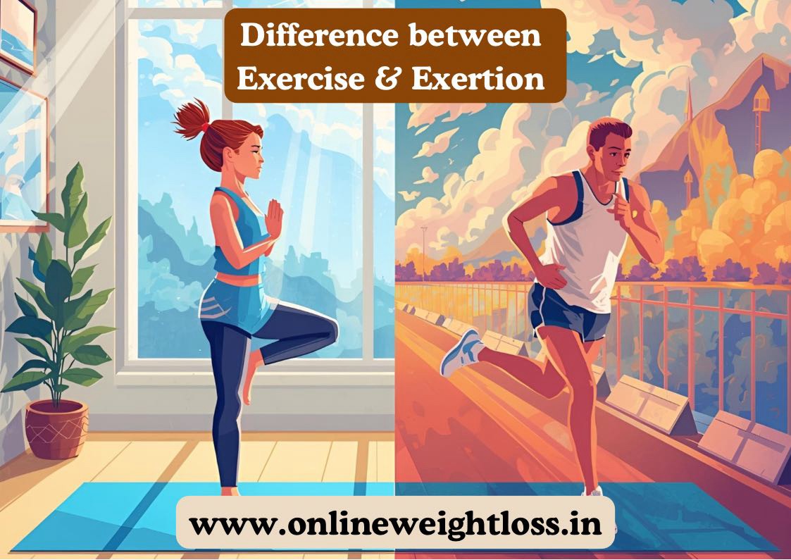 difference between exercise and exertion