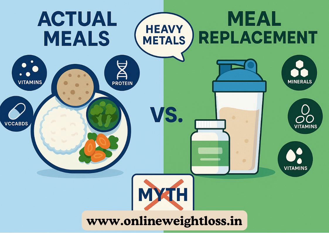 Can meal replacements replace real food completely